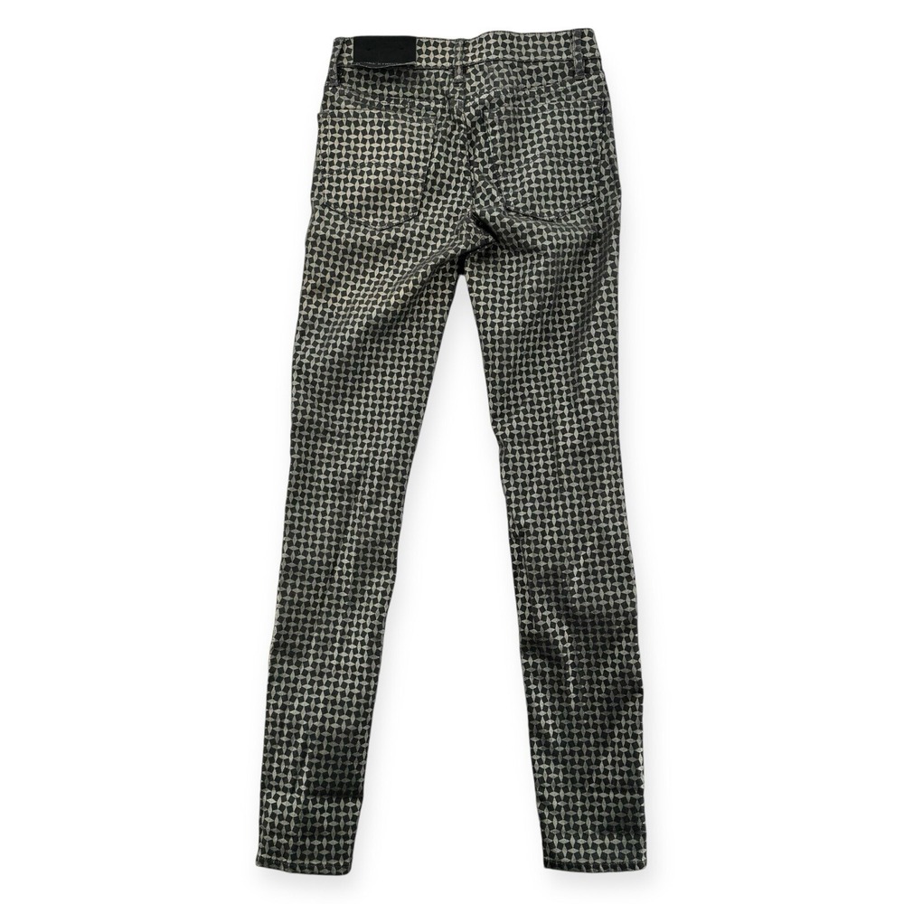 Armani Exchange Pants‎ Womens 24 Skinny Stretch Printed Coated Leggings NWT - Picture 2 of 8